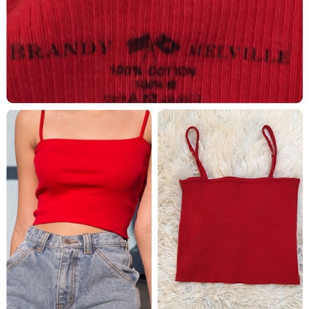 BRANDYโMELVILLEโCROPโRIBBEDโTANKโTOPโ